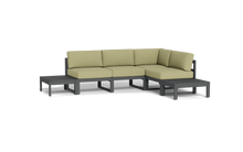 Load image into Gallery viewer, Mistral - Sectional - Pebble - Block - Fern
