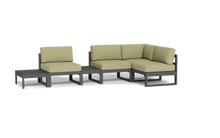 Load image into Gallery viewer, Mistral - Sectional - Pebble - Block - Fern
