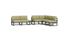 Load image into Gallery viewer, Mistral - Sectional - Pebble - Block - Fern
