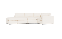 Load image into Gallery viewer, Ciello XL - Sectional - Opal White - Regular Arms
