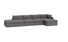 Load image into Gallery viewer, Ciello XL - Sofa - Storm Grey - Regular Arms

