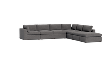 Load image into Gallery viewer, Ciello XL - Sectional - Storm Grey - Regular Arms
