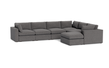Load image into Gallery viewer, Ciello XL - Sectional - Storm Grey - Regular Arms
