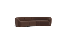 Load image into Gallery viewer, Cassini - Wedge Sectional - Chocolate
