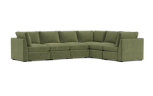 Load image into Gallery viewer, Ciello - Sectional - Cypress Green - High Angled
