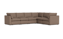 Load image into Gallery viewer, Ciello - Sectional - Mocha - High Angled
