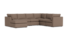 Load image into Gallery viewer, Ciello - Sectional - Mocha - High Angled
