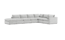 Load image into Gallery viewer, Ciello XL - Sectional - Limestone - Regular Arms
