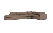 Load image into Gallery viewer, Ciello XL - Sectional - Mocha - Regular Arms
