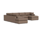 Load image into Gallery viewer, Ciello XL - Sectional - Mocha - Regular Arms
