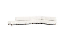 Load image into Gallery viewer, Luna - Sectional - Snowdrift - High Arms - Low Legs
