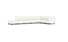 Load image into Gallery viewer, Luna - Sectional - Snowdrift - High Arms - Low Legs
