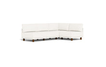 Load image into Gallery viewer, Luna - Sectional - Snowdrift - High Arms - Low Legs
