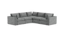 Load image into Gallery viewer, Ciello XL - Sectional - Basalt - Regular Arms
