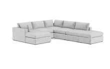 Load image into Gallery viewer, Ciello XL - Sectional - Limestone - Regular Arms
