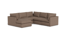 Load image into Gallery viewer, Ciello XL - Sectional - Mocha - High Angled
