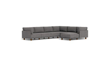 Load image into Gallery viewer, Luna - Sectional - Storm Grey - High Arms - Low Legs
