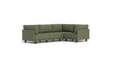 Load image into Gallery viewer, Luna - Sectional - Moss Green - High Arms - Low Legs
