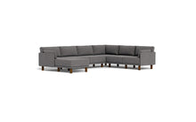 Load image into Gallery viewer, Luna - Sectional - Storm Grey - Low Arms - Tall Legs

