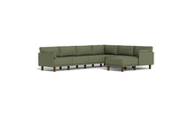 Load image into Gallery viewer, Luna - Sectional - Moss Green - Low Arms - Tall Legs
