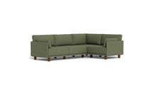 Load image into Gallery viewer, Luna - Sectional - Moss Green - Low Arms - Tall Legs
