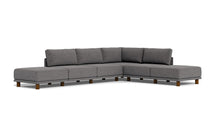 Load image into Gallery viewer, Luna - Sectional - Storm Grey - High Arms - Low Legs
