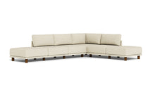 Load image into Gallery viewer, Luna - Sectional - Sunset Beige - High Arms - Low Legs
