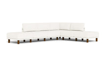 Load image into Gallery viewer, Luna - Sectional - Snowdrift - High Arms - Tall Legs
