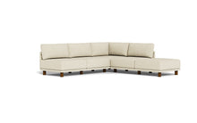 Load image into Gallery viewer, Luna - Sectional - Sunset Beige - High Arms - Low Legs
