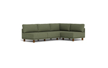 Load image into Gallery viewer, Luna - Sectional - Moss Green - High Arms - Low Legs
