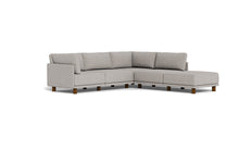 Load image into Gallery viewer, Luna - Sectional - Dream Grey - High Arms - Low Legs

