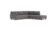 Load image into Gallery viewer, Luna - Sectional - Storm Grey - High Arms - Low Legs
