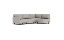 Load image into Gallery viewer, Luna - Sectional - Dream Grey - High Arms - Low Legs
