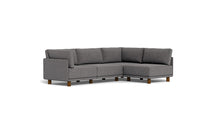 Load image into Gallery viewer, Luna - Sectional - Storm Grey - High Arms - Low Legs
