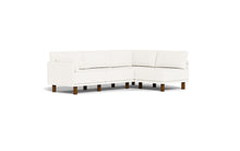 Load image into Gallery viewer, Luna - Sectional - Snowdrift - Low Arms - Tall Legs
