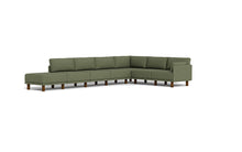 Load image into Gallery viewer, Luna - Sectional - Moss Green - Low Arms - Tall Legs

