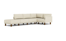 Load image into Gallery viewer, Luna - Sectional - Sunset Beige - Low Arms - Tall Legs

