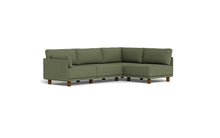 Load image into Gallery viewer, Luna - Sectional - Moss Green - Low Arms - Low Legs

