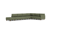 Load image into Gallery viewer, Luna - Sectional - Moss Green - Low Arms - Low Legs
