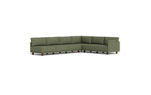 Load image into Gallery viewer, Luna - Sectional - Moss Green - Low Arms - Low Legs
