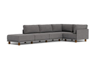 Load image into Gallery viewer, Luna - Sectional - Storm Grey - High Arms - Low Legs
