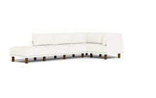 Load image into Gallery viewer, Luna - Sectional - Snowdrift - High Arms - Tall Legs
