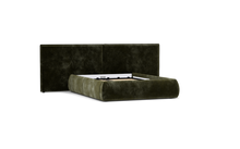 Load image into Gallery viewer, Ara Bed - Full - Upholstered - Sage - Storage
