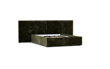Load image into Gallery viewer, Ara Bed - King - Upholstered - Sage - Storage
