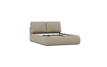 Load image into Gallery viewer, Ara Bed - Full - Upholstered - Flax Haven- Storage
