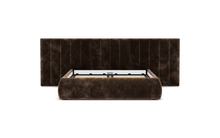 Load image into Gallery viewer, Ara Bed - Queen - Upholstered - Espresso - Non-storage
