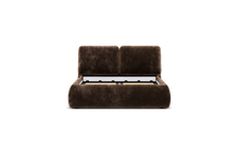 Load image into Gallery viewer, Ara Bed - Full - Upholstered - Espresso - Storage
