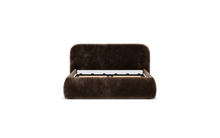 Load image into Gallery viewer, Ara Bed - Full - Upholstered - Espresso - Storage
