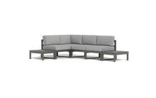 Load image into Gallery viewer, Mistral - Sectional - Graphite - Block - Silver Shade
