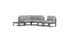 Load image into Gallery viewer, Mistral - Sectional - Graphite - Block - Silver Shade
